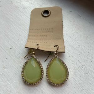 Francesca's Collections Jewelry - Mint | Translucent Tear Drop Earrings Francesca's Collections Jewelry - Mint | Translucent Tear Drop Earrings